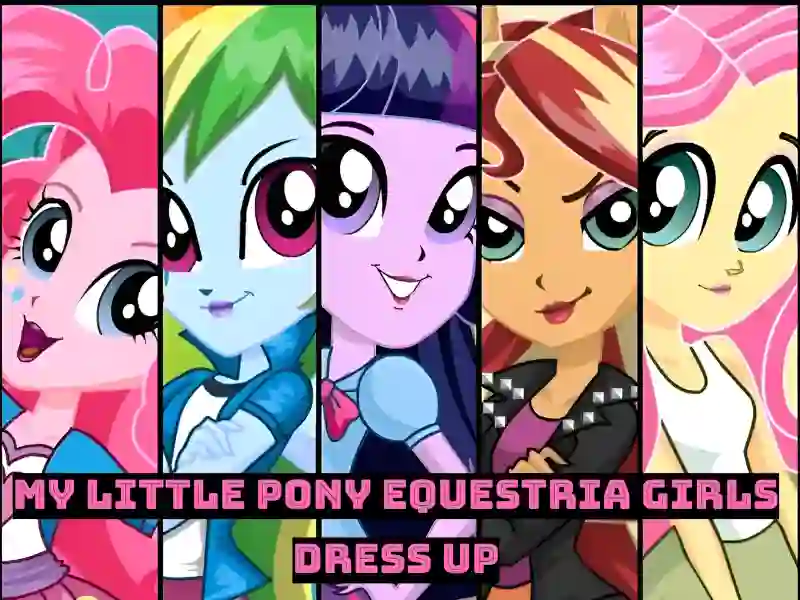 Permainan My Little Pony Equestria Girls dress up talian