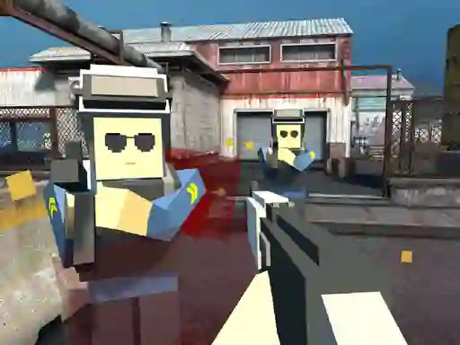 Permainan Pixel Factory Battle 3D.io talian