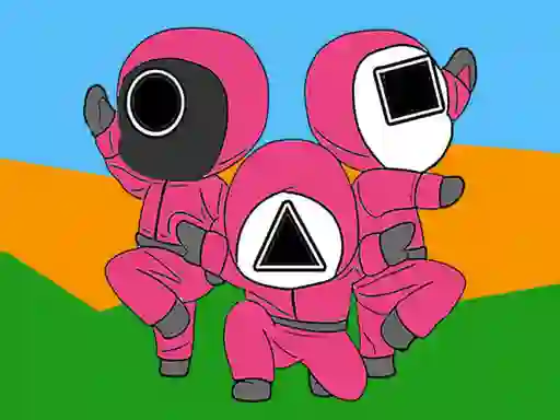 Permainan Squid Coloring Book talian