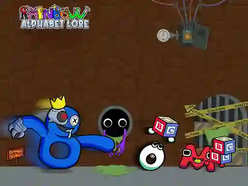 Permainan Rainbow Alphabet Lore talian