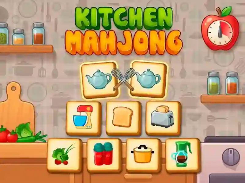 Permainan Kitchen mahjong talian