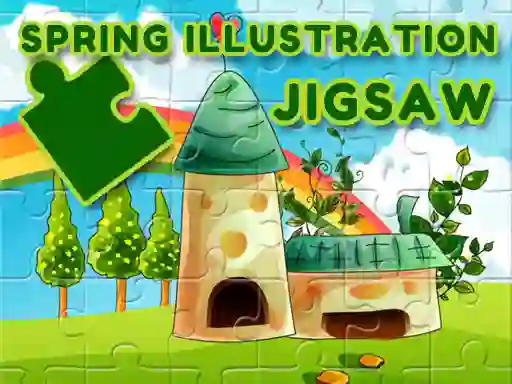 Permainan Spring Illustration Jigsaw talian
