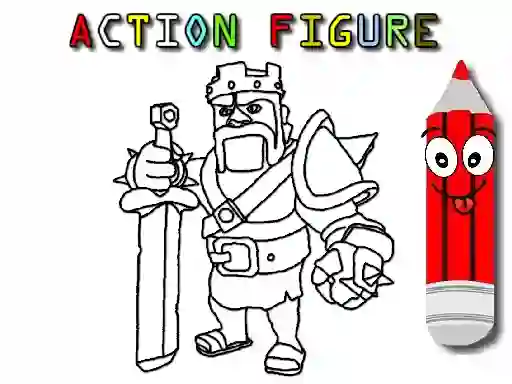 Permainan Back To School: Action Figure Coloring talian