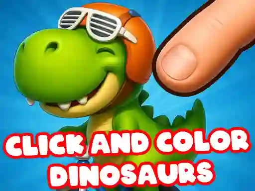 Permainan Click And Colors Dinosaurs talian