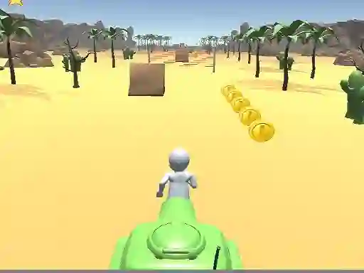 Permainan 3D Desert Parkour talian