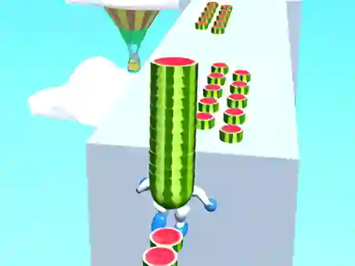 Permainan Watermelon Run 3d talian