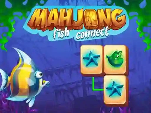 Permainan Mahjong Fish Connect talian