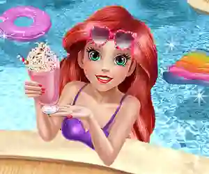Permainan Mermaid Princess Pool Time talian