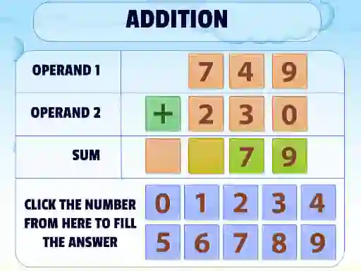 Permainan Addition Practice talian
