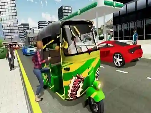 Permainan Indian Tricycle Rickshaw Simulator talian