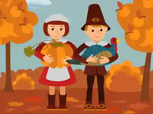 Permainan Thanksgiving Jigsaw talian