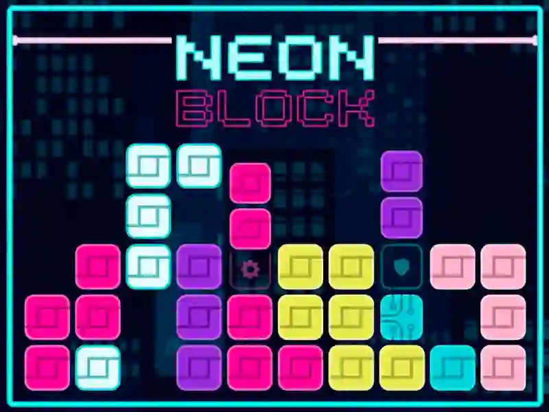 Permainan Neon Block talian