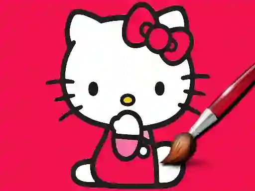 Permainan Easy Coloring Kitty talian