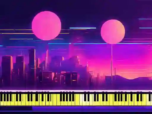 Permainan Piano Game star 5 talian
