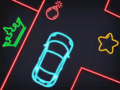 Permainan Neon Car Puzzle talian