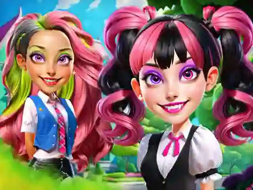 Permainan Princesses at Horror School talian