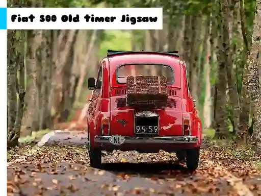 Permainan Fiat 500 Old Timer Jigsaw talian