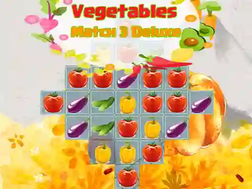 Permainan Vegetables Match 3 Deluxe talian