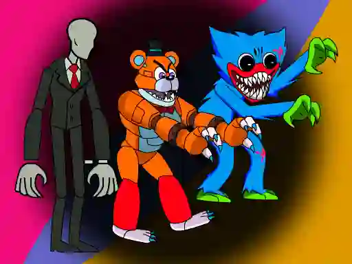 Permainan Monsters Attack Among Us Squad talian
