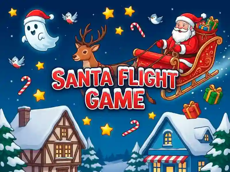 Permainan Santa Flight Game talian
