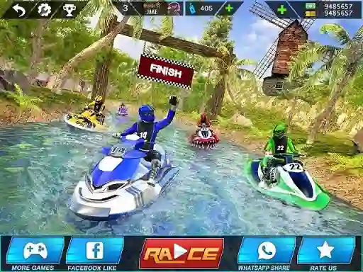 Permainan Extreme Power Boat Water Racing talian