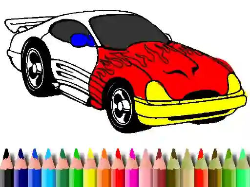Permainan Back To School: Muscle Car Coloring talian