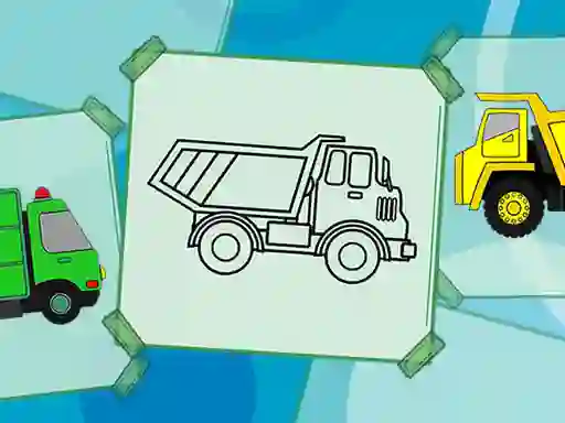Permainan Truck Coloring Book talian
