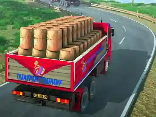 Permainan Indian Truck Driver Cargo Duty Delivery talian