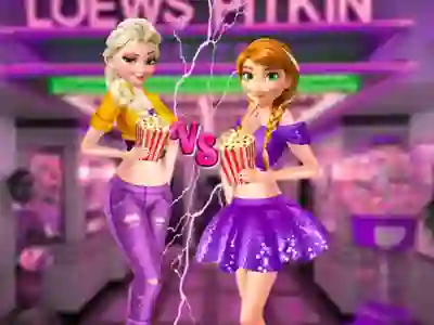 Permainan Ellie and Annie Movie Night talian
