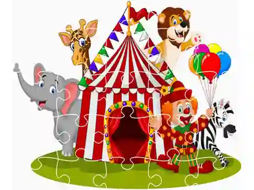 Permainan Party Animals Jigsaw talian