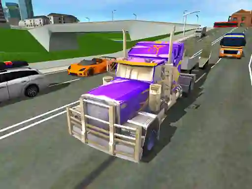 Permainan Euro Truck Driving Simulator 2018 3D talian