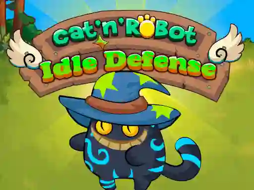 Permainan Cat'n' Robot Idle Defense talian