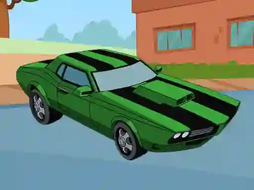 Permainan Ben 10 Car Jigsaw talian