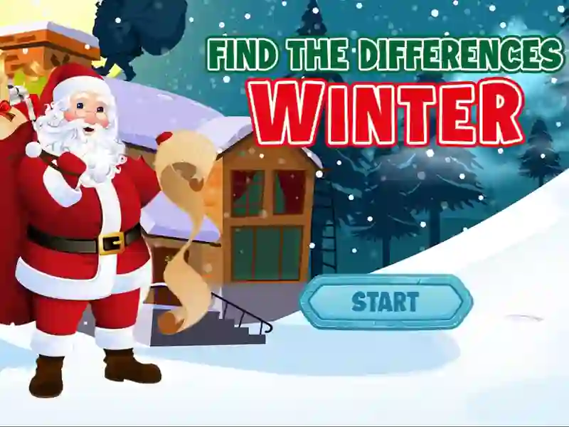 Permainan Find The Differences Winter talian