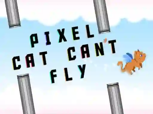 Permainan Pixel cat can't fly talian
