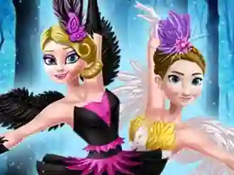 Permainan Ellie and Annie Black Swan and White Swan talian