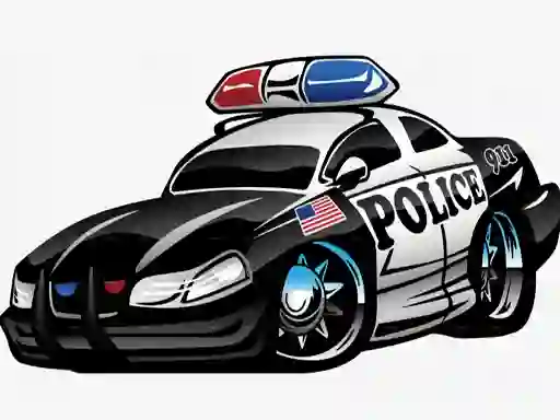 Permainan Police Cars Memory talian