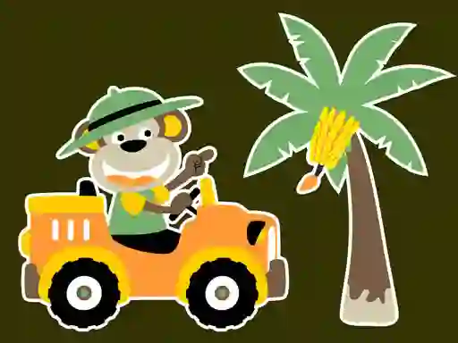 Permainan Cute Cars For Kids Coloring talian