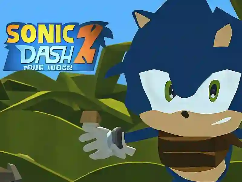 Permainan Kogama: Sonic Dash 2 talian