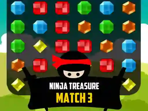 Permainan Ninja Treasure Match 3 talian