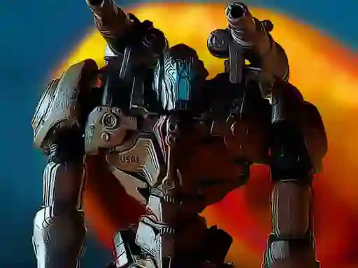 Permainan Metal Robot Puzzle talian