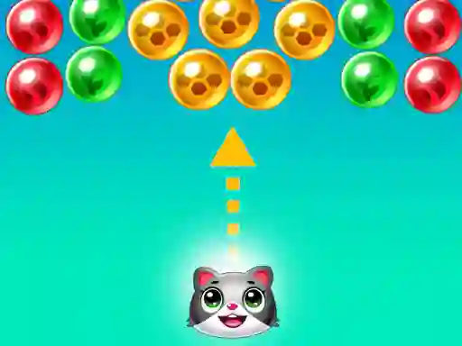 Permainan Save the cats Bubble shooter talian