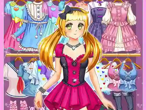 Permainan Anime Kawaii Dress Up talian