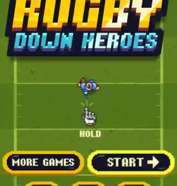 Permainan Rugby Down Heroes talian