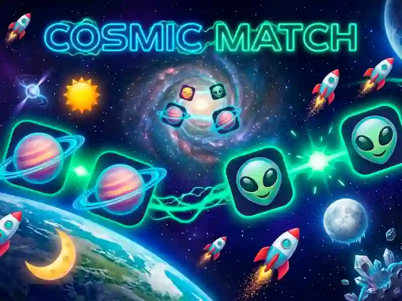 Permainan Cosmic Match talian