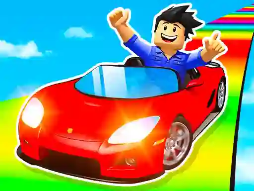Permainan Epic Car Stunt Race Obby talian