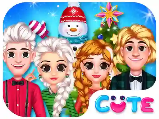 Permainan Frozen Princess Christmas Celebration talian