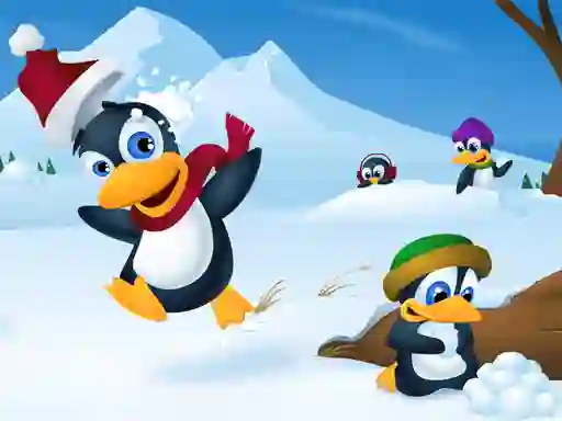 Permainan Cute Penguin Slide talian