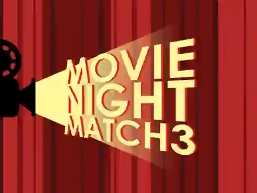 Permainan Movie Night Match 3 talian