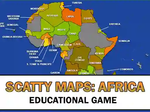 Permainan Scatty Maps Africa talian
